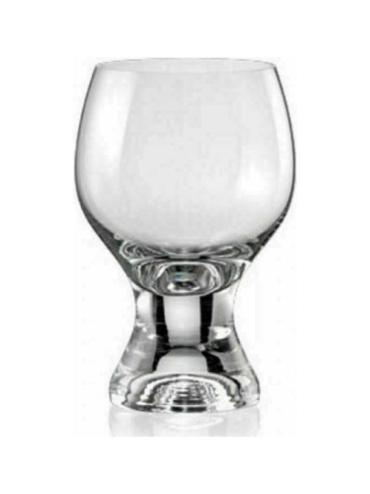 Bohemia Gina Set of Glasses for White and Red Wine made of Crystal Stemmed 230ml 6pcs