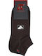 Pournara Herren Einfarbige Socken Braun 1Pack