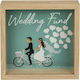 Next Wedding Fund Money Box Wooden Green 20x5x20cm