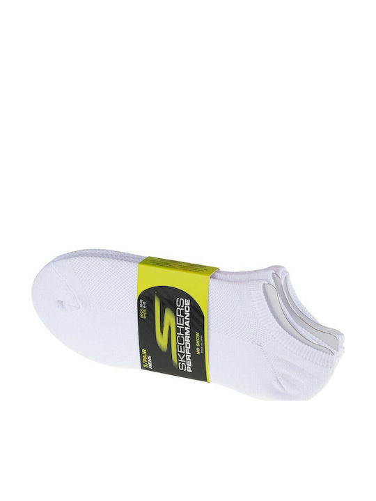 Skechers S101715 Ανδρικές Μονόχρωμες Κάλτσες Λευκές 3Pack