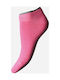 Walk Women's Solid Color Socks Pink