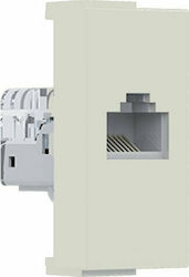 Aca Modys Single Network Socket RJ45 Without Fr...
