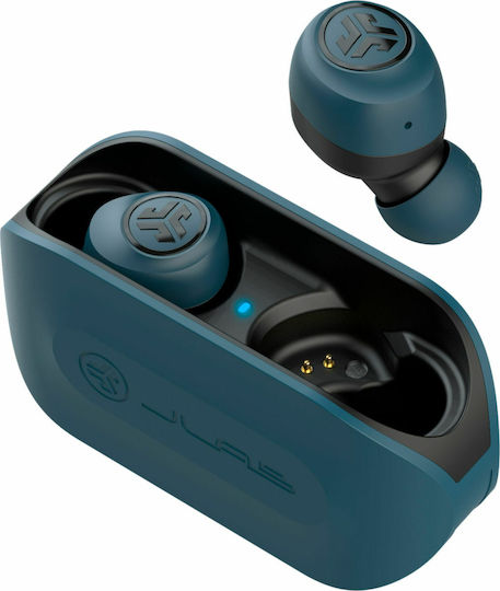 Jlab GO Air In-ear Bluetooth Handsfree Ακουστικά με Αντοχή στον Ιδρώτα και Θήκη Φόρτισης Μπλε
