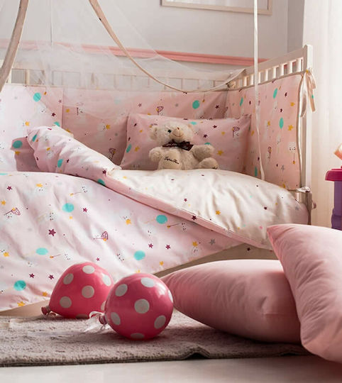Vesta Home Baby Quilt Cat 120x160cm Pink