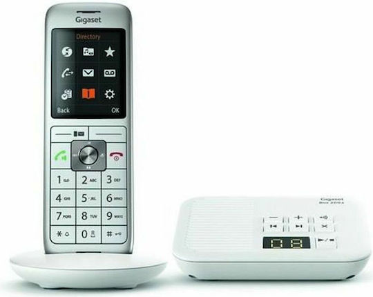 Gigaset CL660A Cordless Phone with Greek Menu White