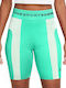 Nike Women's Bike Training Legging High Waisted Turquoise