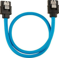 Corsair 7-Pin SATA III - 7-Pin SATA III Kabel 30cm Blau (CC-8900251)