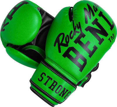 Benlee Chunky B Synthetic Leather Boxing Competition Gloves Green