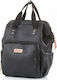 Chipolino Wickeltasche-Wickelrucksack Black 20x32x40cm.
