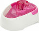 All For Paws Modern Cat Plastic Waterer / Fountain for Dog & Cat 1lt 13cm in Fuchsia Color