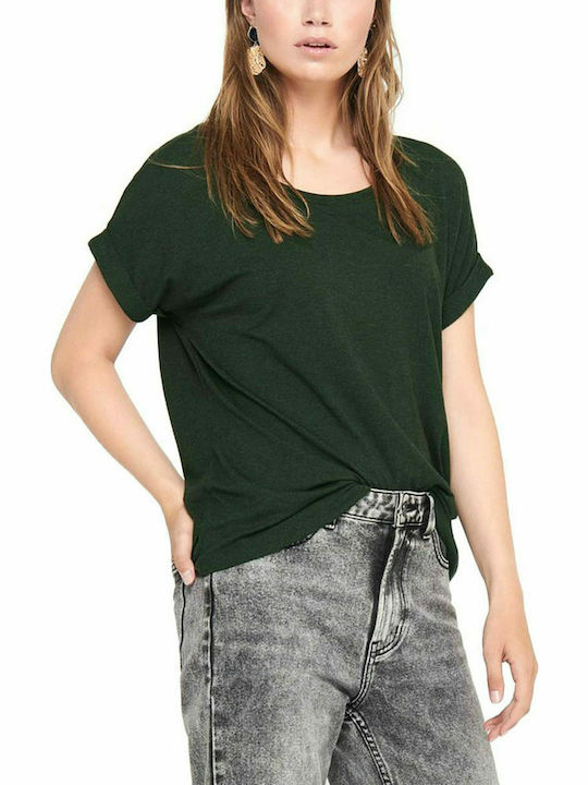 Only Damen T-Shirt Green/Rosin