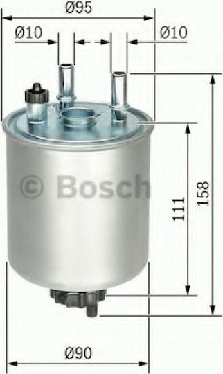 Bosch Φίλτρο Πετρελαίου για Renault Kangoo F026402082