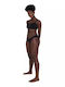 Essential Endurance Thinstrap Αθλητικό Set Bikini Μπουστάκι Μαύρο
