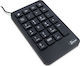 Inter-Tech KB-120 Цифрова клавиатура Черен