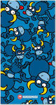 Kukuxumusu Mix Testis Παιδική Πετσέτα Θαλάσσης Μπλε 170x90εκ.