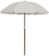vidaXL Beach Umbrella Diameter 1.80m Beige
