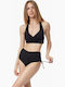 Bikini Boxer Ψηλόμεσο Μαύρο