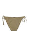 Bikini Slip with Ties Gold