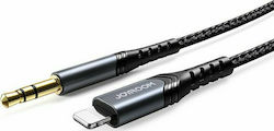 Joyroom SY-A02 Braided 3.5mm to Lightning Cable Μαύρο 2m