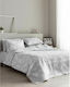 Vesta Home Vesta Home Tagesdecken Einzeln aus Polyester Grau 160x230cm 2Stücke
