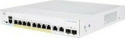 Cisco CBS250-8FP-E-2G Managed L3 Switch με 8 Θύρες Gigabit (1Gbps) Ethernet και 2 SFP Θύρες