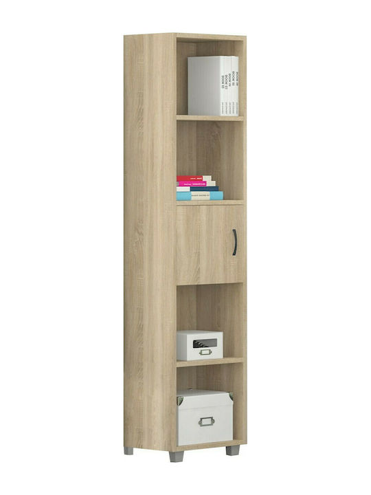 Kids Wooden Bookcase S2 Beige 38.2x35x180cm