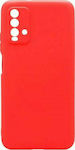 iNOS Soft TPU Silicone Back Cover Red (Redmi 9T)