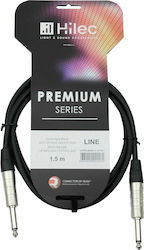 Hilec CALIN952 6.3mm male - 6.3mm male 1.5m