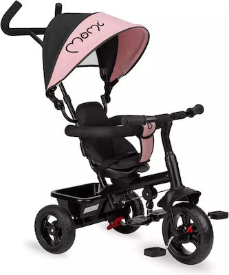 Momi Iris Kids Tricycle Convertible, With Storage Basket, Sunshade & Push Handle for 9+ Months Pink