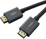 XO HDMI 2.1 Braided Cable HDMI male - HDMI male 5m Black