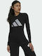 Adidas Future Icons Femeie Sport Bluză Mânecă lungă Neagră