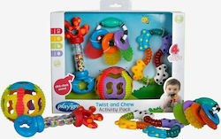 Playgro Set of Rattles Twist and Chew Activity Pack for 6++ Months