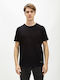 HoodLoom Men's Short Sleeve T-shirt Black