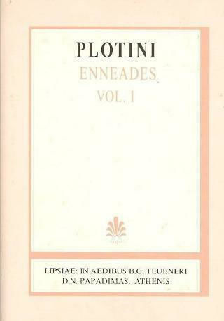 Plotini , Enneades vol 1