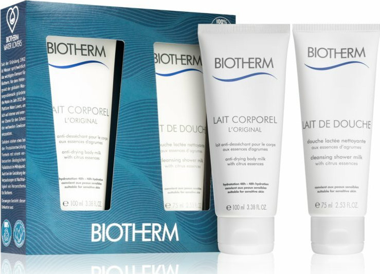 Biotherm Lait Corporel Anti Drying Body Lotion 100ml & Cleansing Shower