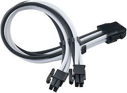Silverstone EPS cu 8 pini - 4 Pin EPS Cablu 0.3m Negru (SST-PP07E-EPS8BW)