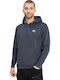 Alpha Industries Basic Men's Sweatshirt with Hood and Pockets Gray