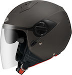 Zeus ZS-213 Jet Helmet with Sun Visor 1050gr Matt Brown 28605471