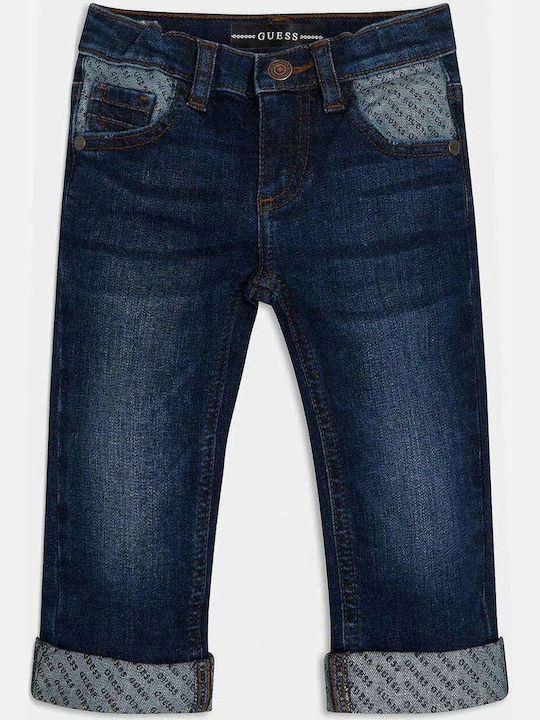 Guess Boys Denim Trouser Navy Blue