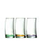 Uniglass Surf Σετ Ποτήρια Νερού από Γυαλί 385ml 3τμχ
