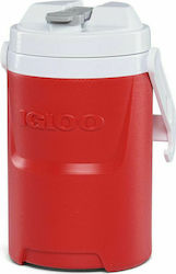 Igloo Lagoon Bottle Thermos Plastic BPA Free Red 2lt with Mouthpiece and Handle