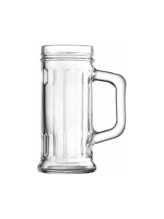 Uniglass Tankard Streak Glas Bier, μπίρας aus Glas 300ml 1Stück