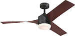 Westinghouse Evan 72270 Ceiling Fan 132cm with Light and Remote Control Brown