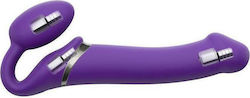 Strap On Me Strapless Vibrating Strap On Dildo Size L Strapless Strap On με Dildo με Δόνηση σε Μωβ Χρώμα
