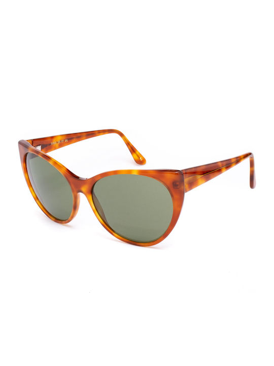 L.G.R. Siwa Damen Sonnenbrille mit Braun Schildkröte Kunststoff Gestell
