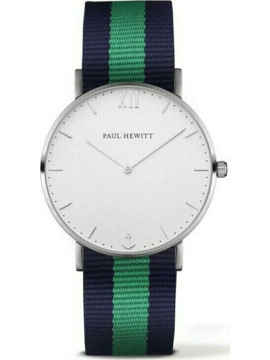 Paul Hewitt Men's Watch 39mm Battery with Fabric Strap