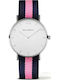Paul Hewitt Herrenuhr 39mm Batterie mit Stoffarmband