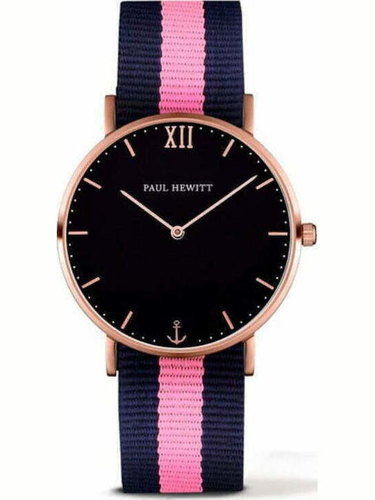Paul Hewitt Men's Watch 39mm Battery with Fabric Strap