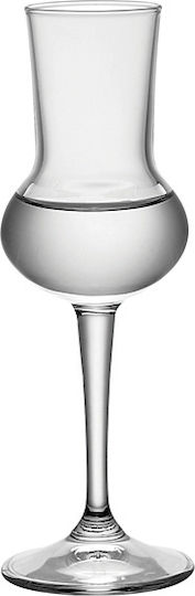 Bormioli Rocco Grappa Set Glasses Ouzo / Tsipouro / Liqueur Goblet Glass 81ml 6 Pieces