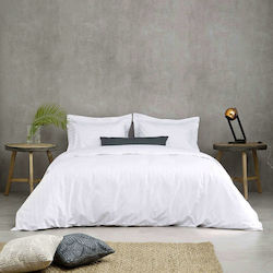 Sprintzio Hotel Duvet Cover Cotton Sateen Striped 300TC 170x240cm Sprintzio Hotel Duvet Cover Cotton Sateen Striped 300TC 170x240cm